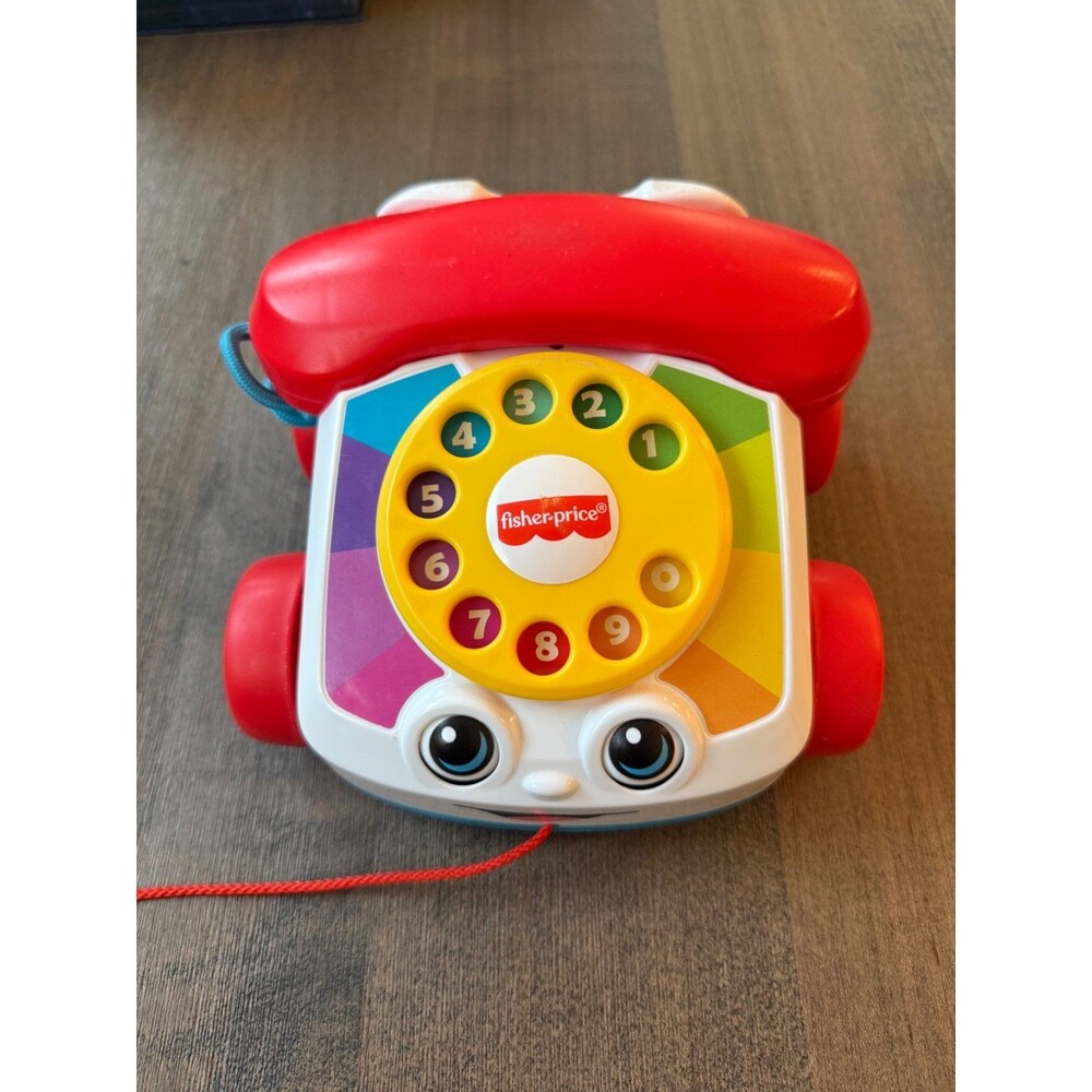 Fisher-Price Chatter Telephone Pull Toy Classic Toddler Learning Toy 2015 Mattel